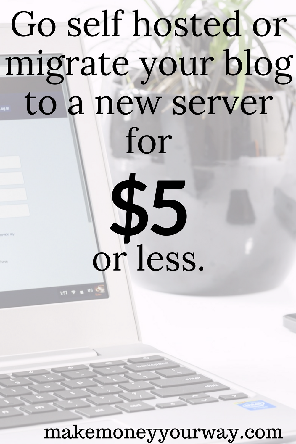 Go self hosted or migrate your blog to a new server for $5 or less.