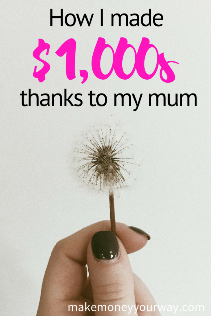 I'm an introvert, but I definitely made money! Find out how I made $1,000s thanks to my mum.
