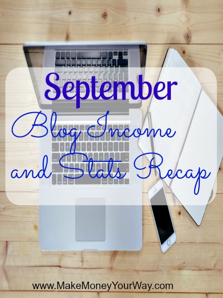 September blog income and stats recap