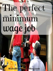 The perfect minimum wage job