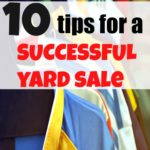 10 tips for a successful yard sale