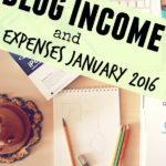 Blog income and expenses January 2016
