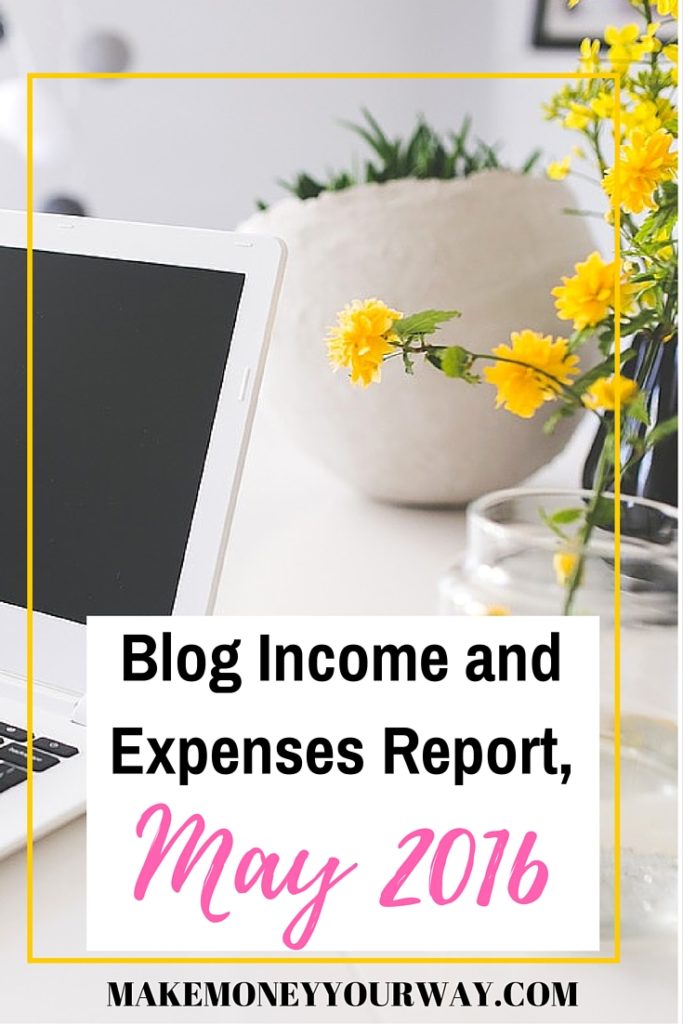 I made $8,760 for the month of May! It was a busy month personally (starting to sound like a broken record, right?) and I finished the redesign on MMYW but didn’t have time to do Savvy Scot’s. Income was the best this year, finally what it should be every month to reach 6 figures blogging in 2016.
